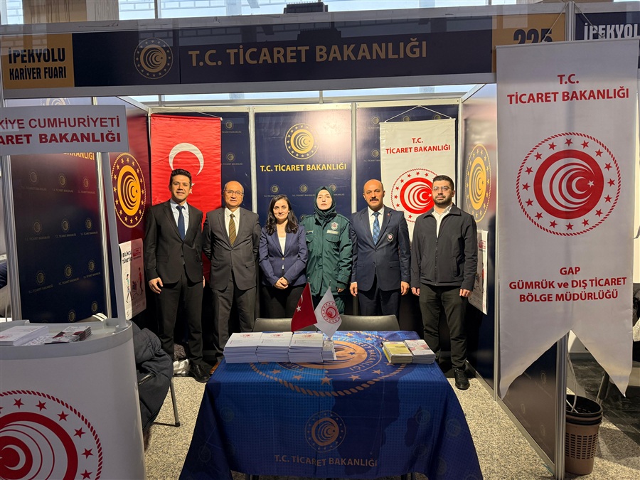 GAZİANTEP TİCARET İL MÜDÜRLÜĞÜ BÖLGESEL KARİYER FUARINDA 